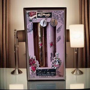 Ed Hardy Lash Queen Mascara 2 PC Set Length & Volume Full Size ~NIB~